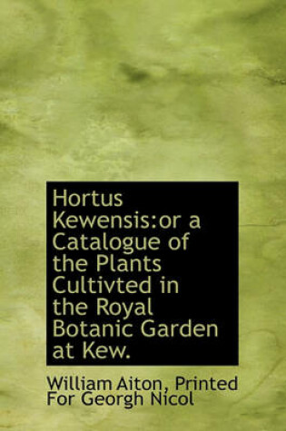 Cover of Hortus Kewensis