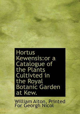 Book cover for Hortus Kewensis