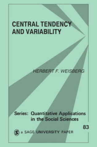 Cover of Central Tendency and Variability