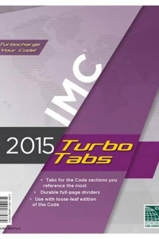 Cover of 2015 International Mechanical Code Turbo Tabs for Loose Leaf