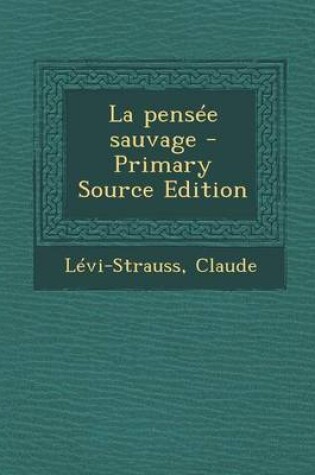 Cover of La pensee sauvage