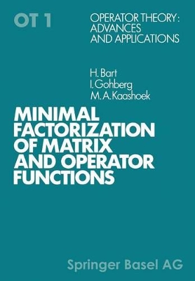 Book cover for Minimal Factorization of Matrix and Operator Functions