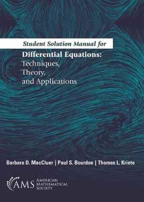 Book cover for Student Solution Manual for Differential Equations