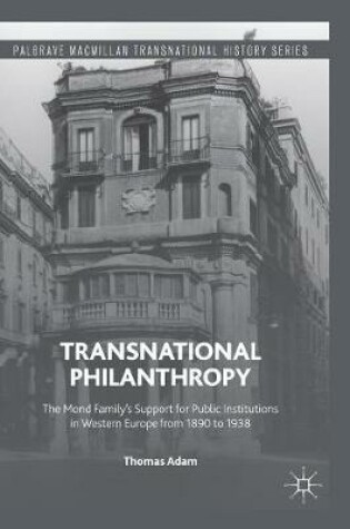 Cover of Transnational Philanthropy