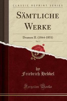 Book cover for Samtliche Werke, Vol. 2