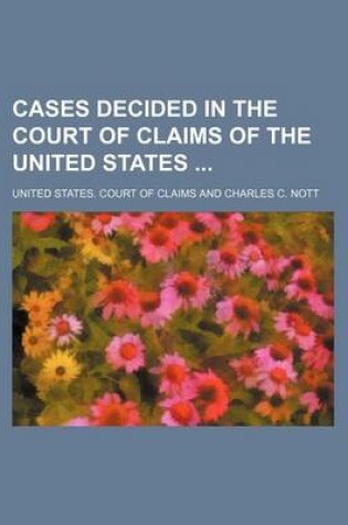 Cover of Cases Decided in the Court of Claims of the United States