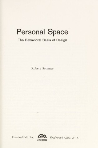 Cover of Personal Space