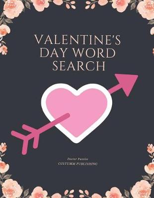 Book cover for Valentine's Day Word Search