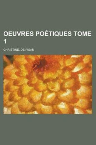 Cover of Oeuvres Poetiques Tome 1