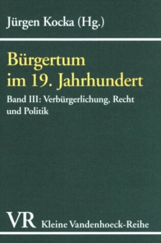 Cover of Burgertum, Band 3