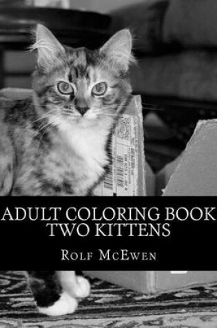 Cover of Adult Coloring Book - Two Kittens