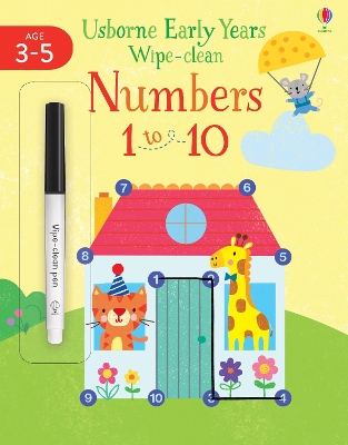 Cover of Early Years Wipe-Clean Numbers 1 to 10