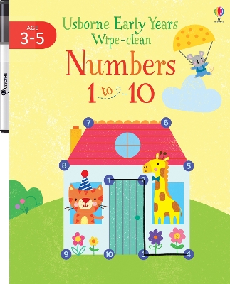 Cover of Early Years Wipe-Clean Numbers 1 to 10