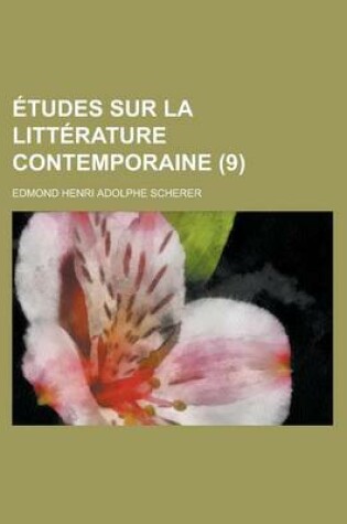 Cover of Etudes Sur La Litterature Contemporaine (9)