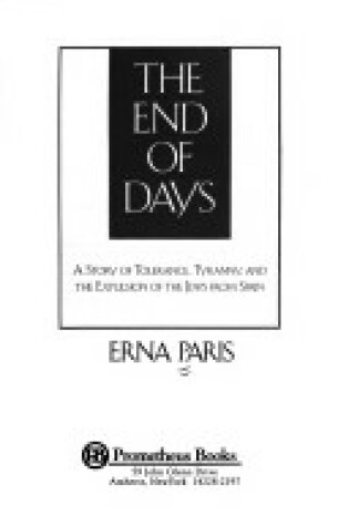 Cover of The End of Days