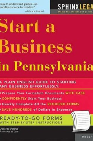 Cover of Start a Business in Pennsylvania