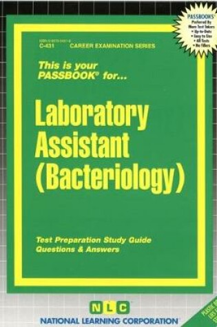 Cover of Laboratory Assistant (Bacteriology)