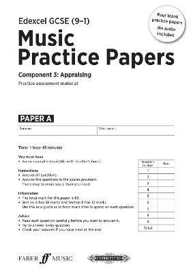 Book cover for Edexcel GCSE Music Practice Papers (Pack of 4)