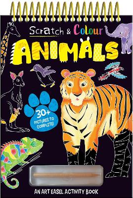 Book cover for Scratch and Colour  Animals