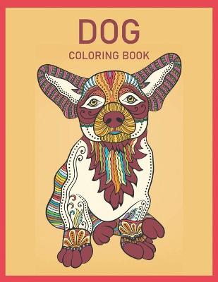 Book cover for Dog Coloring Book