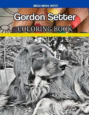 Book cover for Gordon Setter Coloring Book