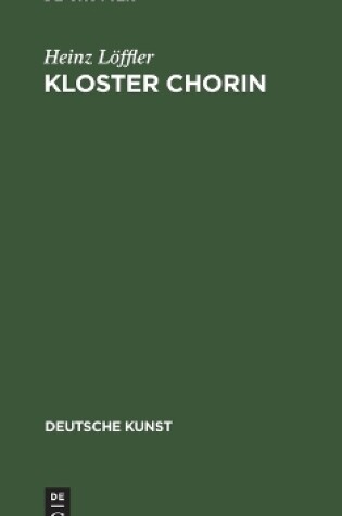 Cover of Kloster Chorin