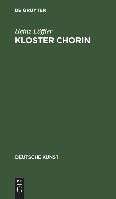 Book cover for Kloster Chorin