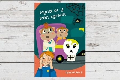 Book cover for Dyna Chi Dric: Mynd ar y Trên Sgrech