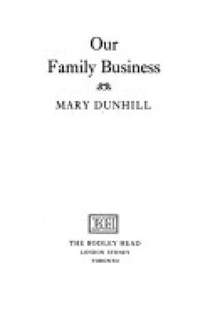 Cover of Our Family Business