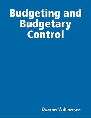 Book cover for Budgeting and Budgetary Control