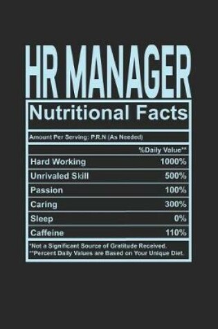 Cover of HR Manager Nutritional Facts