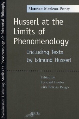 Cover of Husserl at the Limits of Phenomenology