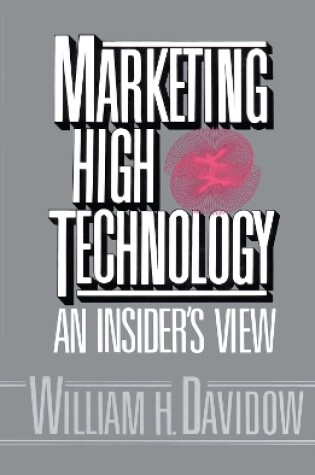 Cover of Marketing High Technology