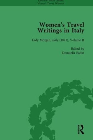 Cover of Women's Travel Writings in Italy, Part II vol 7