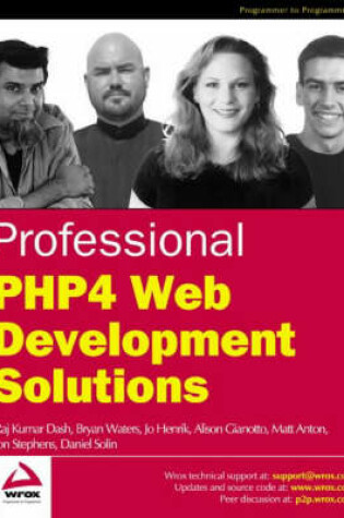 Cover of Professional PHP4 Web Development Solutions