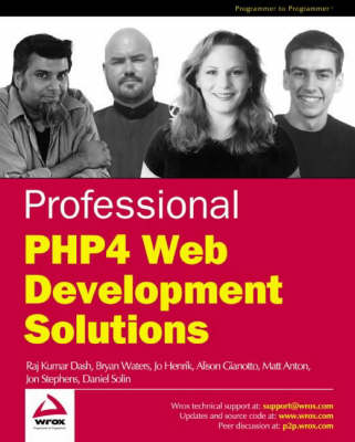 Book cover for Professional PHP4 Web Development Solutions