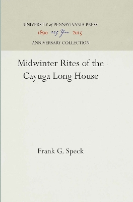 Book cover for Midwinter Rites of the Cayuga Long House