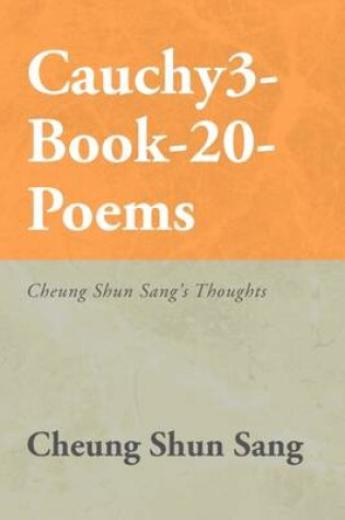 Cover of Cauchy3-Book-20-Poems