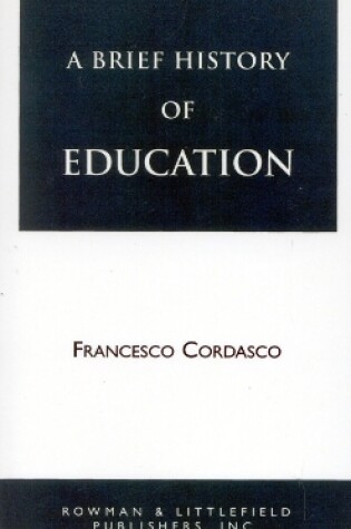 Cover of A Brief History of Education