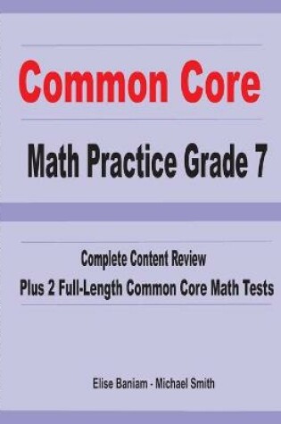 Cover of Common Core Math Practice Grade 7