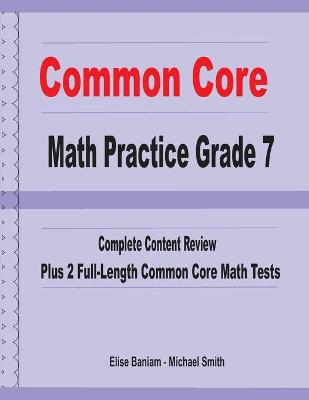 Book cover for Common Core Math Practice Grade 7