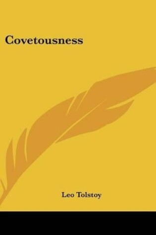 Cover of Covetousness