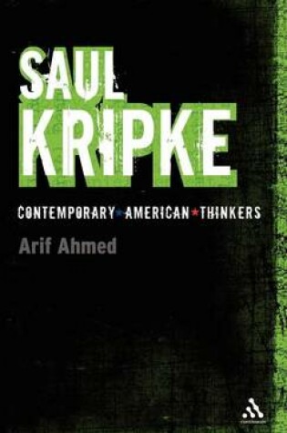 Cover of Saul Kripke