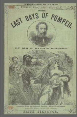 Cover of Journal Vintage Penny Dreadful Book Cover Reproduction Last Days Pompeii