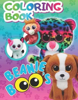 Book cover for Beanie Boos Coloring Book