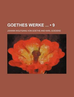 Book cover for Goethes Werke (9)