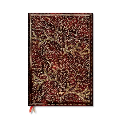 Book cover for Wildwood (Tree of Life) Grande 12-month Vertical Hardback Dayplanner 2025 (Elastic Band Closure)