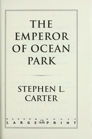 Cover of The Emperor of Ocean