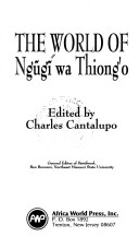 Book cover for The World of Ngugi WA Thiong'O