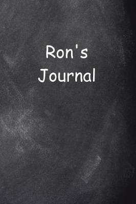 Cover of Ron Personalized Name Journal Custom Name Gift Idea Ron
